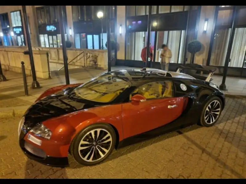 Bugatti Veyron (2015) spotted in Budapest, Hungary