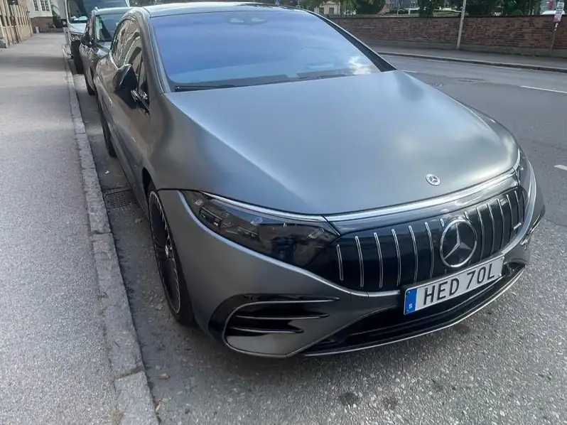 Mercedes-Benz EQS (2022) spotted in Växjö, Sweden