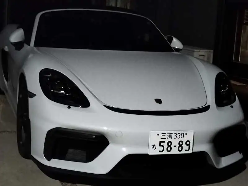 Porsche 718 Spyder (2020) spotted in Kariya, Japan