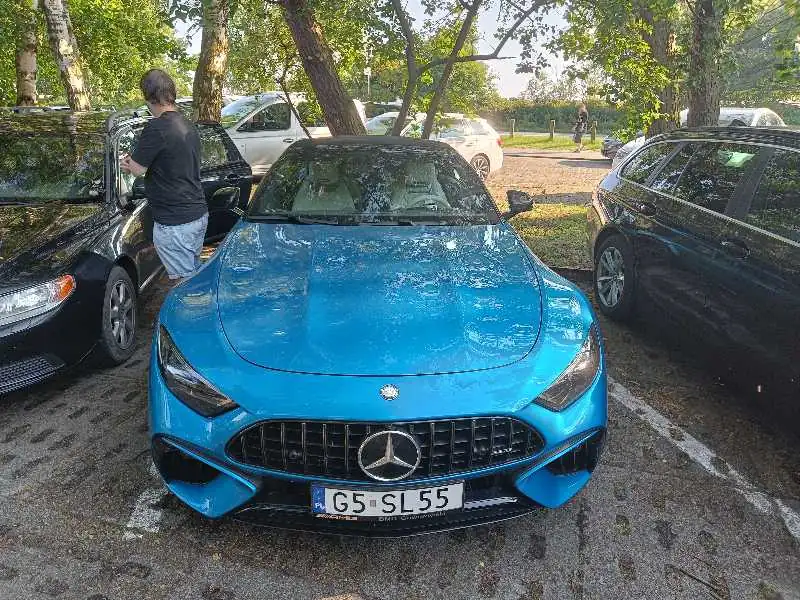 Mercedes-Benz SL 55 (2022) spotted in Krośniewice, Poland