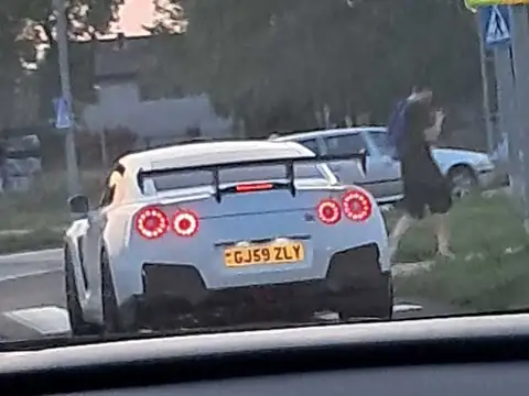 Nissan GT-R (2009) spotted in Będzin, Poland