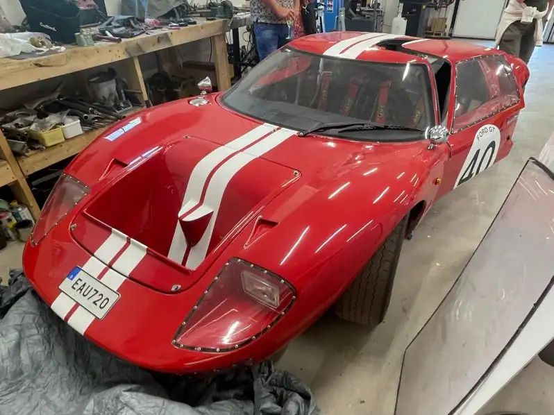 Ford GT (1960) spotted in Falkenberg, Sweden