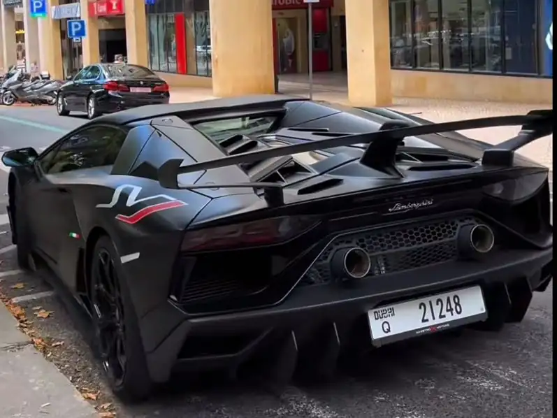 Lamborghini Aventador SVJ spotted in Vila de Rei