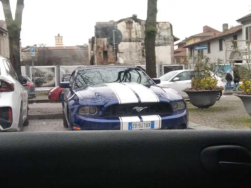 Ford Mustang (2014) spotted in Milan, Italy
