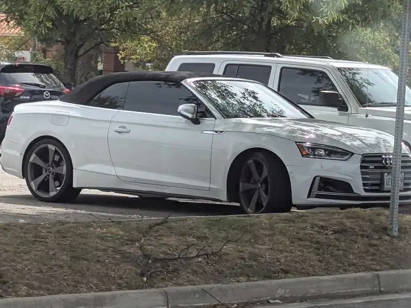 Audi S5 Cabriolet (2019) spotted in Richmond, United States