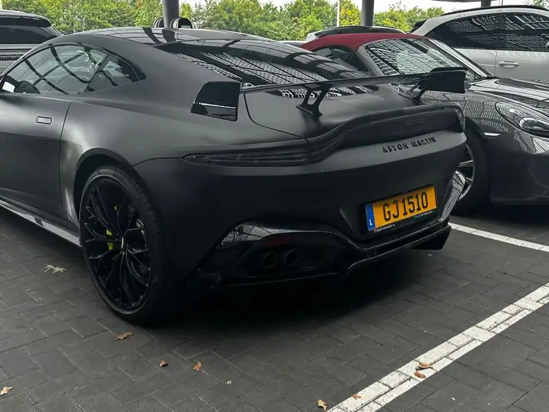 Aston Martin Vantage spotted in Brussels