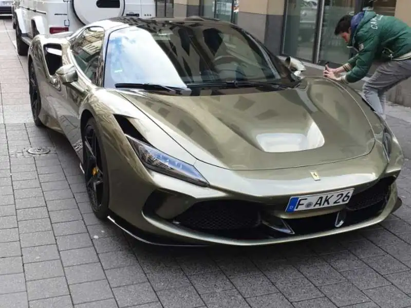 Ferrari F8 Tributo (2020) spotted in Frankfurt am Main, Germany