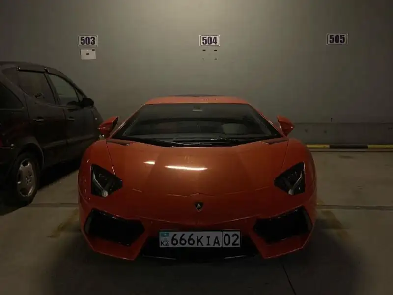 Lamborghini Aventador (2011) spotted in Almaty, Kazakhstan