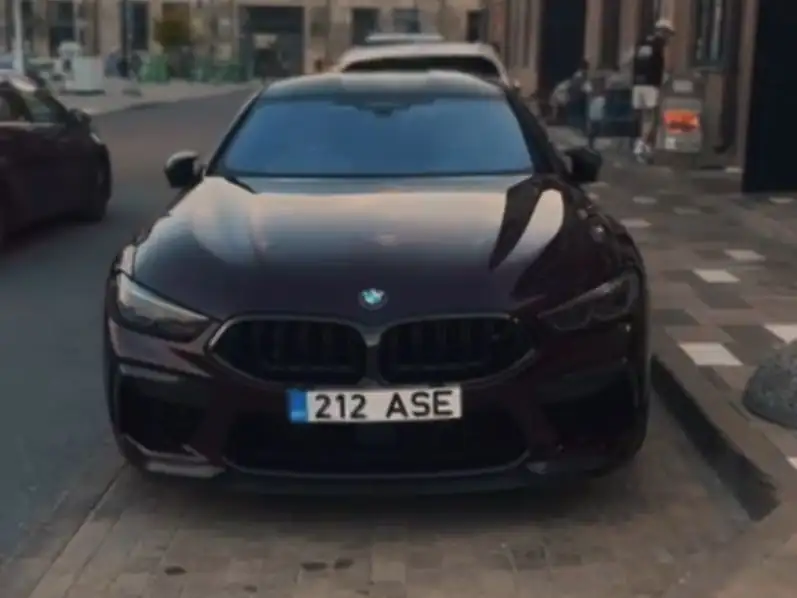 BMW M8 spotted in Tallinn