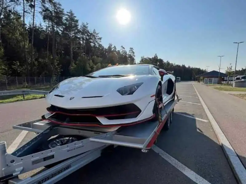 Lamborghini Aventador (2021) spotted in Jihlava, Czechia