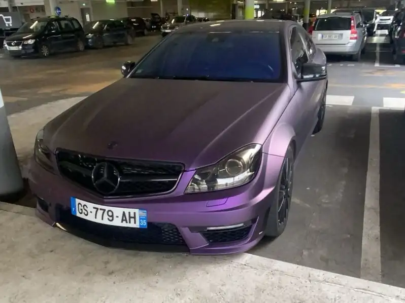 Mercedes-Benz C63 AMG (2012) spotted in Rennes, France