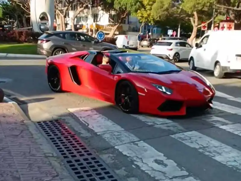 Lamborghini Aventador (2012) spotted in Girona, Spain