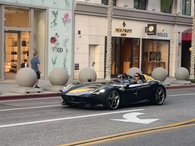 Ferrari Monza SP2 (2019) spotted in Los Angeles, United States