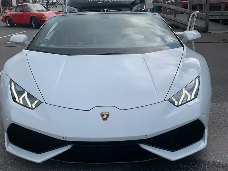 Lamborghini Huracán (2014) spotted in Klinteby Frihed, Denmark