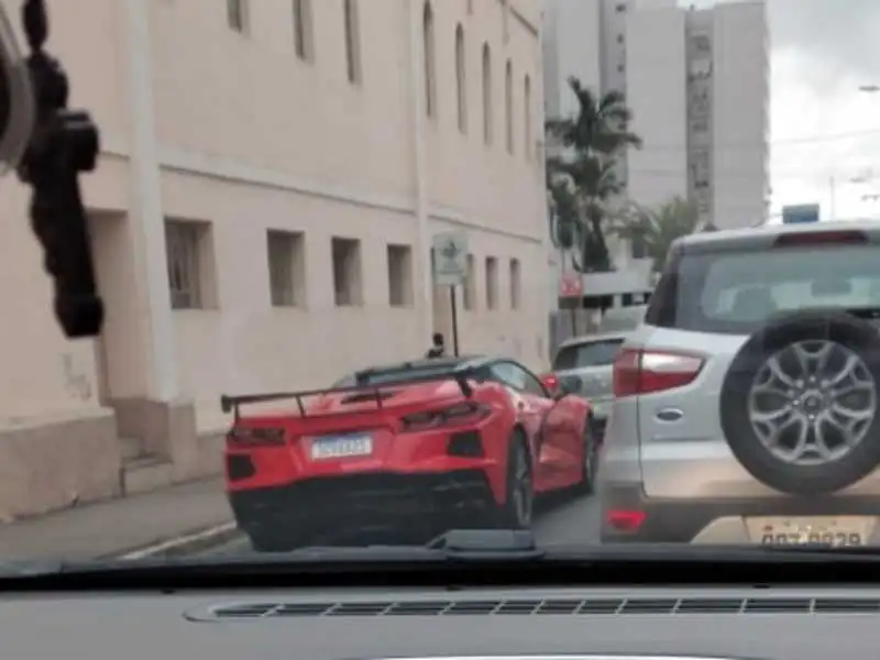 Chevrolet Corvette (2023) spotted in Lavras, Brazil