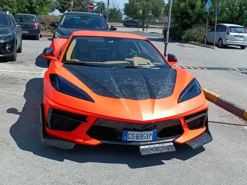 Chevrolet Corvette spotted in Brindisi