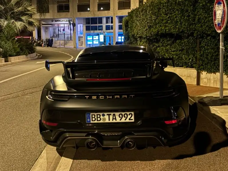 Porsche 911 Turbo S Techart (2021) spotted in Monaco, Monaco