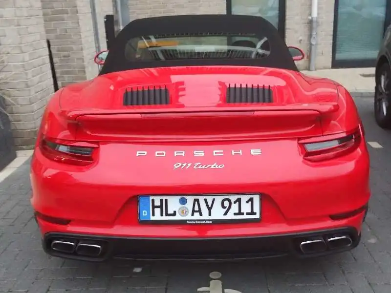 Porsche 911 Turbo spotted in Lübeck