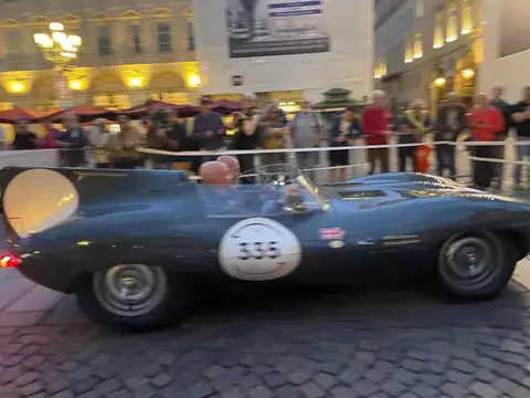 Jaguar Type D (1954) spotted in Turin, Italy