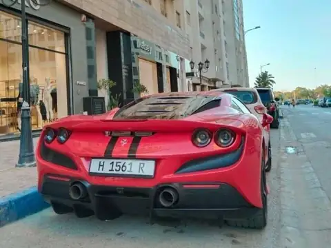 Ferrari F8 Tributo (2020) spotted in Tunis, Tunisia