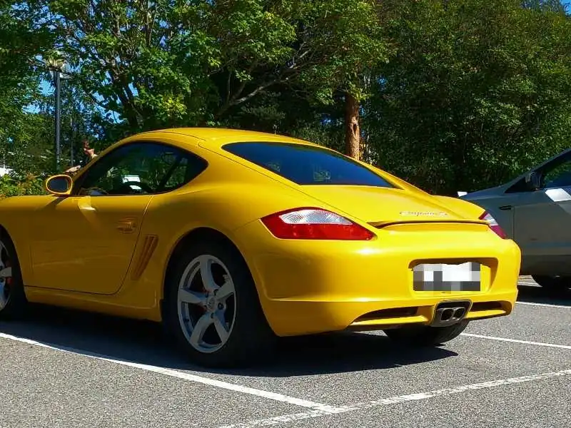 Porsche Cayman S (2009) spotted in Rolfs, Sweden