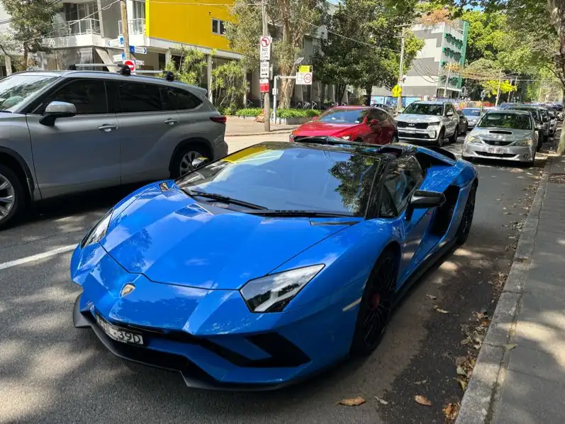 Lamborghini Aventador spotted in Sydney