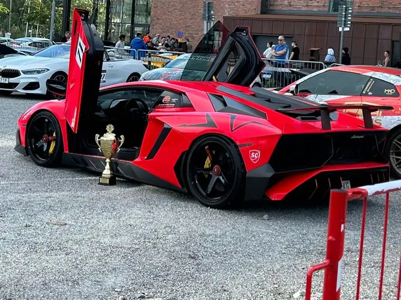 Lamborghini Aventador (2021) spotted in Västerås, Sweden