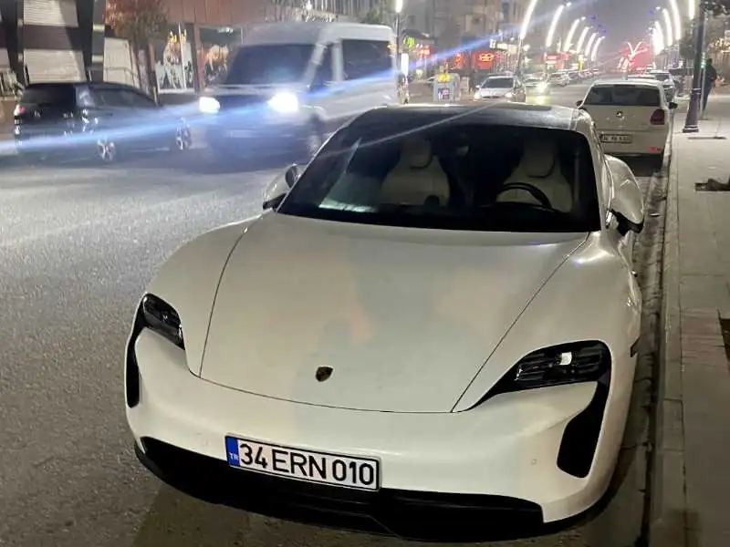 Porsche Taycan (2022) spotted in Batman, Turkey