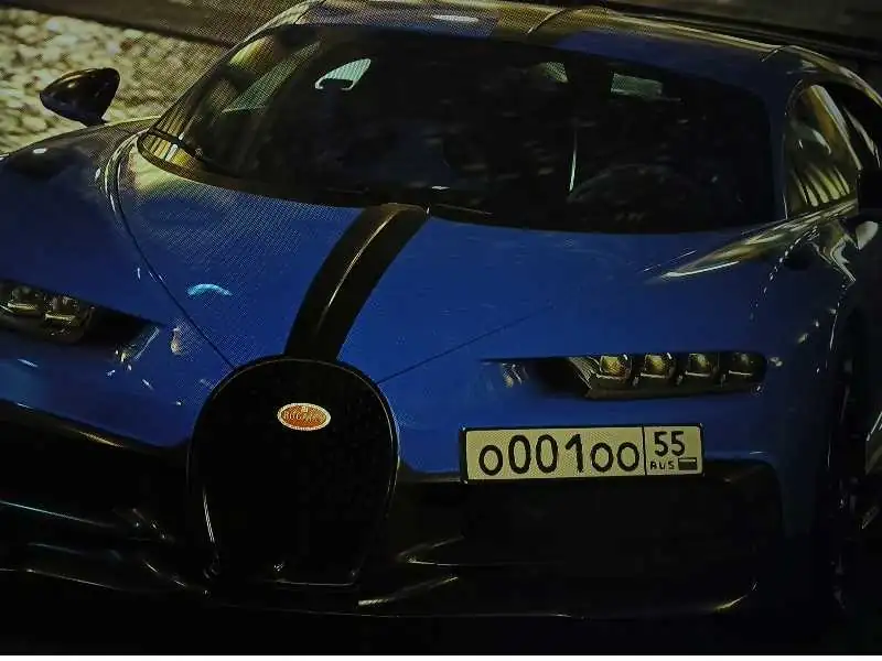 Bugatti Chiron (2020) spotted in Moscow, Russia