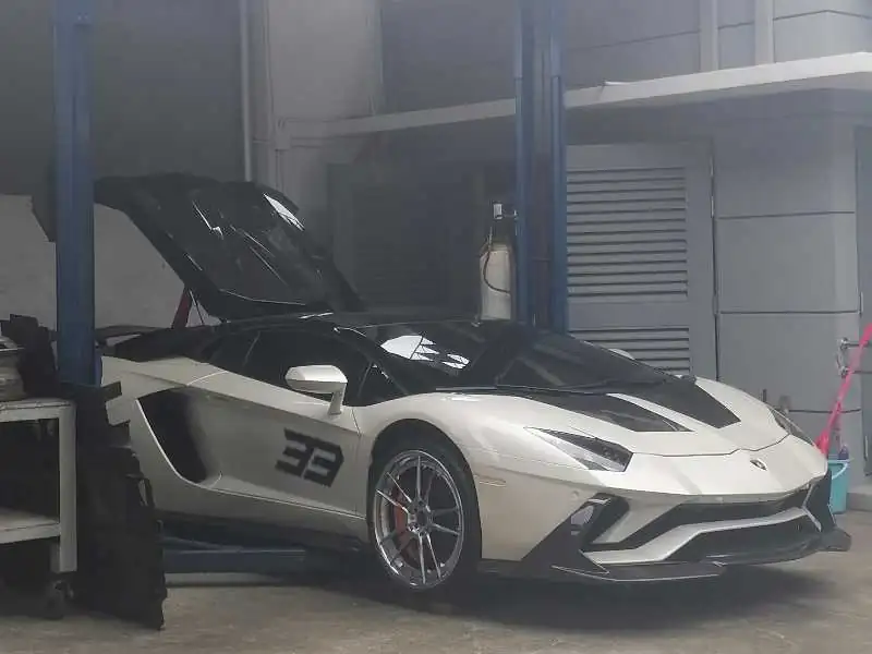 Lamborghini Aventador (2021) spotted in Tampayan, Philippines