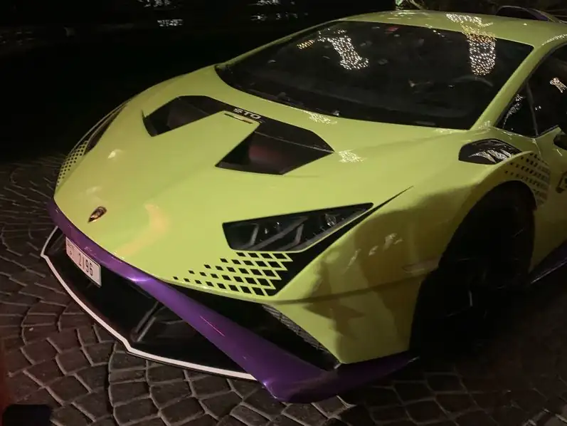 Lamborghini Huracán STO (2021) spotted in Dubai, United Arab Emirates