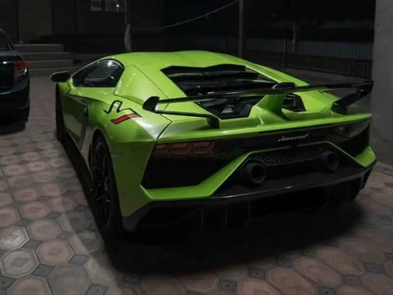 Lamborghini Aventador (2021) spotted in Suwałki, Poland