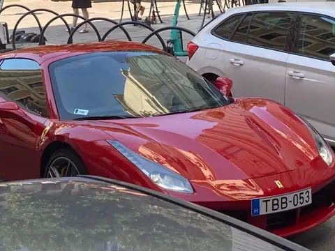 Ferrari 458 Italia (2010) spotted in Budapest, Hungary