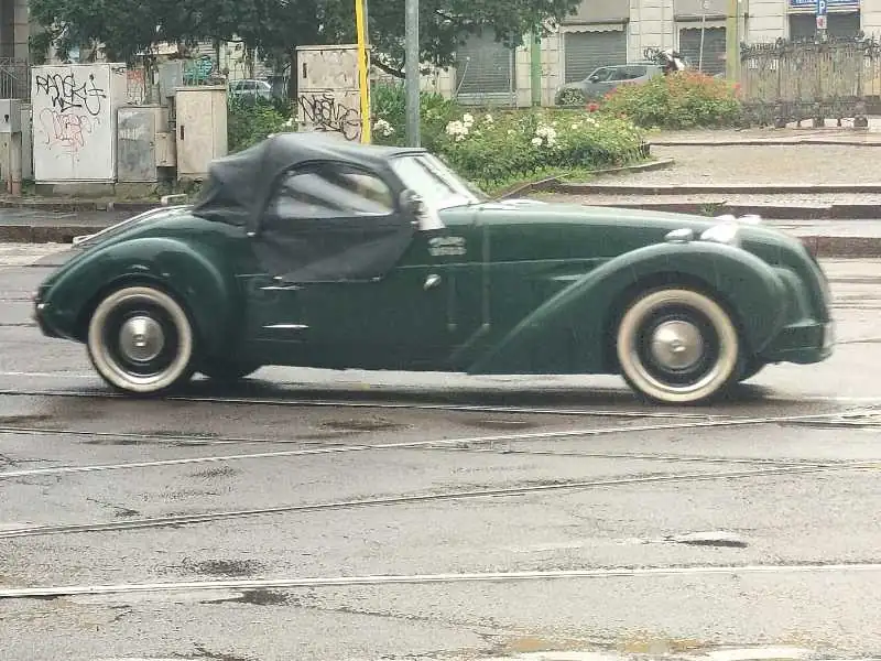 Bugatti Type 57 Stelvio (1934) spotted in Milan, Italy