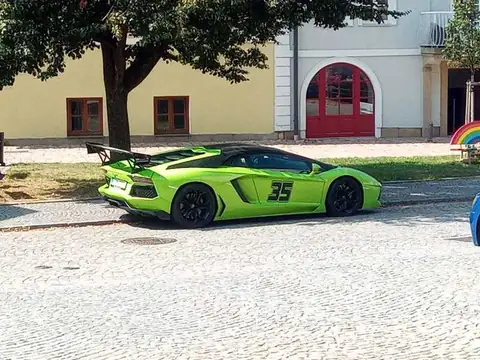 Lamborghini Aventador (2017) spotted in Litomyšl, Czechia