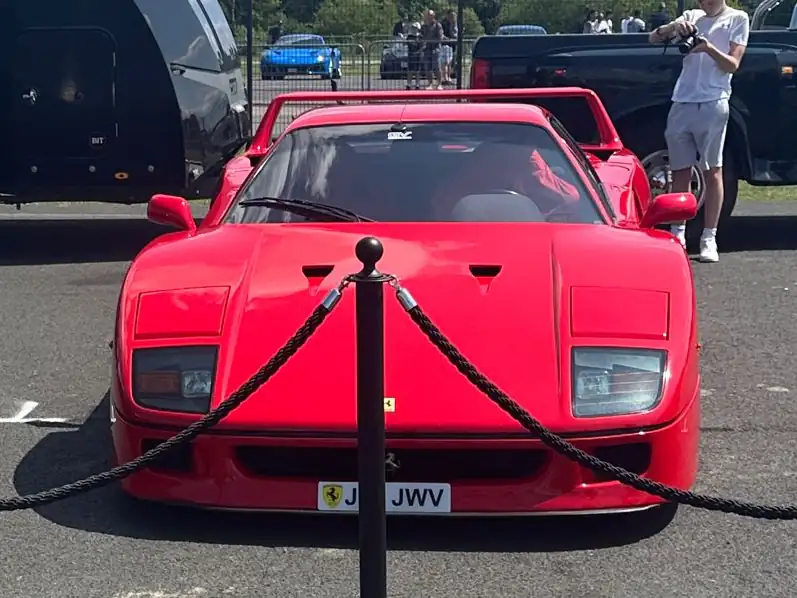 Ferrari F40 (1987) spotted in Bury St Edmunds, United Kingdom