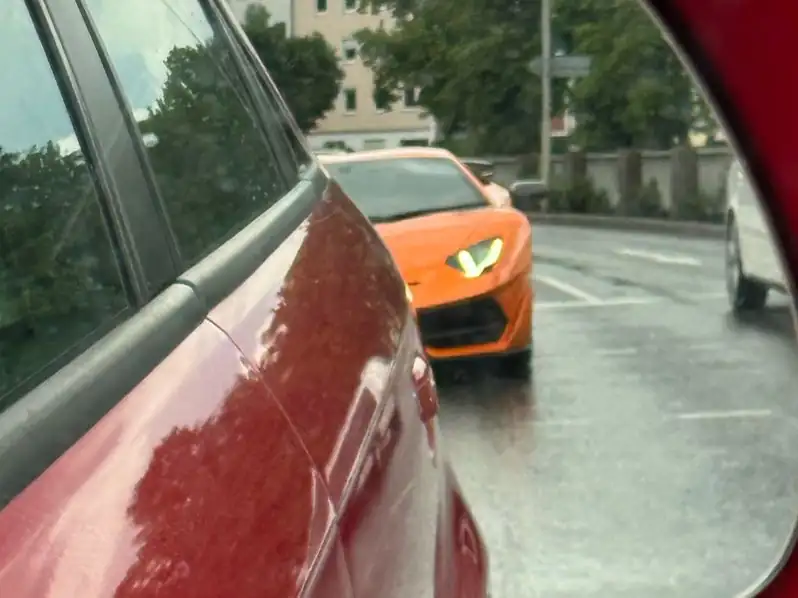 Lamborghini Aventador spotted in Bayreuth