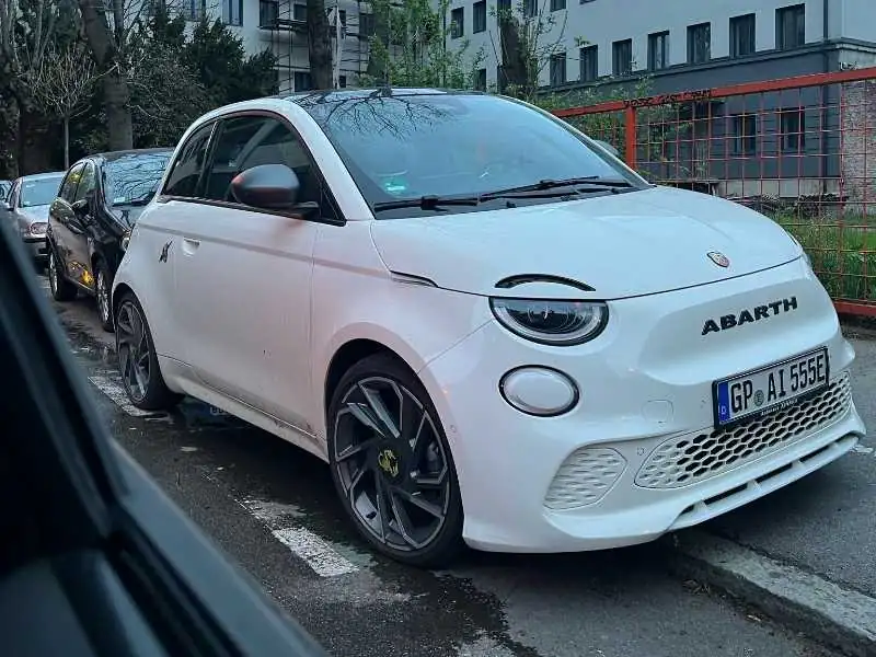 Abarth 500e (2022) spotted in Belgrade, Serbia