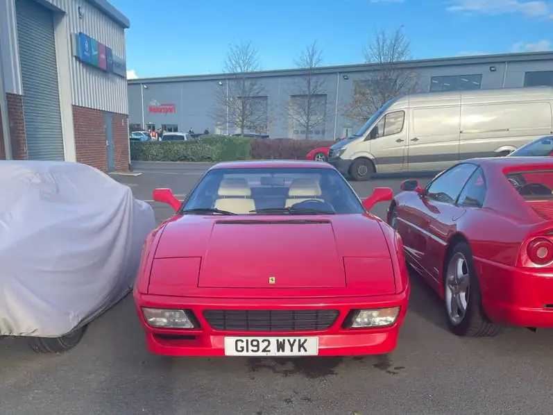 Ferrari 348 (1992) spotted in Milton Keynes, United Kingdom