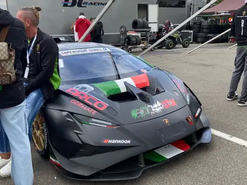 Lamborghini Huracán Super Trofeo spotted in Imola
