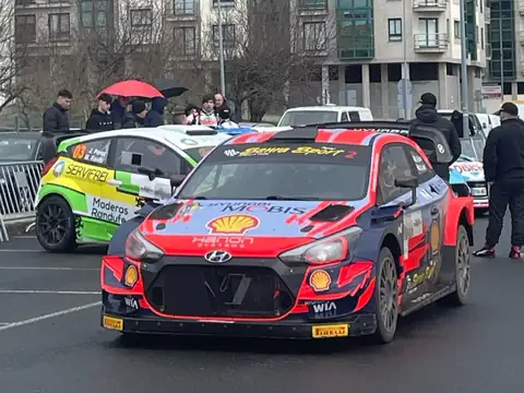 Hyundai i20 Coupe WRC (2022) spotted in Lalín, Spain