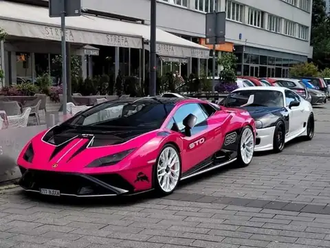 Lamborghini Huracán STO (2021) spotted in Warsaw, Poland