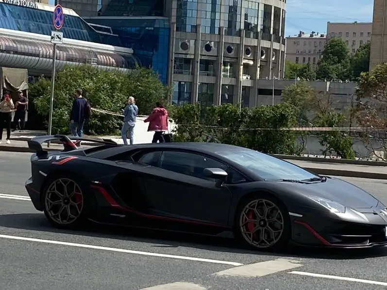 Lamborghini Aventador SVJ (2021) spotted in Moscow, Russia