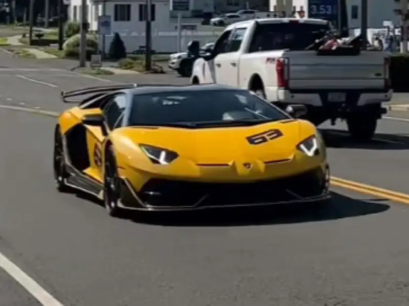 Lamborghini Aventador SVJ 63 spotted in Brentwood