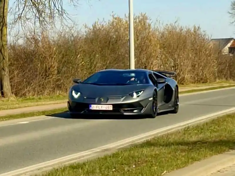 Lamborghini Aventador (2021) spotted in Genk, Belgium