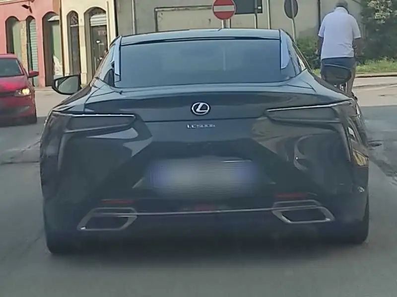 Lexus LC500h (2022) spotted in Udine, Italy