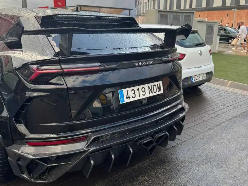 Lamborghini Urus Mansory spotted in Gandia