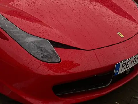 Ferrari 458 Italia (2010) spotted in Trnava, Slovakia