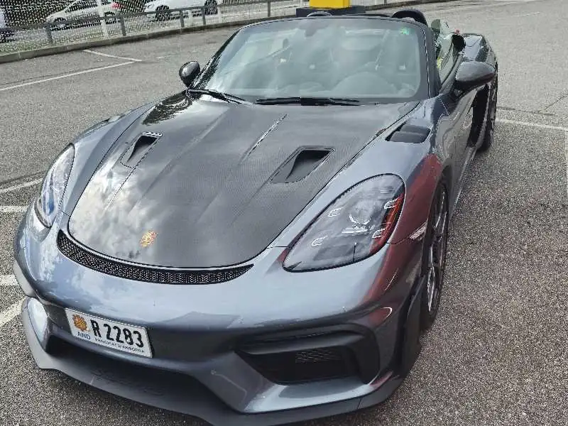 Porsche 718 Spyder (2020) spotted in Annecy, France