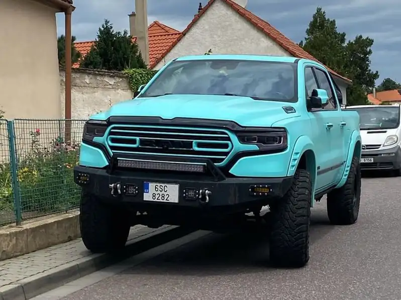 Ram 1500 (2022) spotted in Znojmo, Czechia